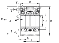 ǽӴ ZKLF40100-2RS-2AP, ԣ˫ݶװഽܷ