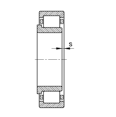 Բ NJ232-E-M1,  DIN 5412-1 ׼Ҫߴ, 붨λ, ɷ, ּ