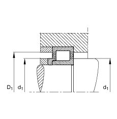 Բ NJ334-E-M1 + HJ334E,  DIN 5412-1 ׼Ҫߴ,  L Ȧλ, ɷ, ּ