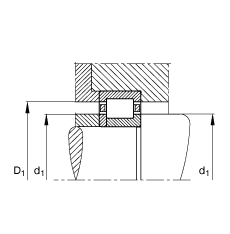 Բ NUP232-E-M1,  DIN 5412-1 ׼Ҫߴ, λ, ɷ, ּ