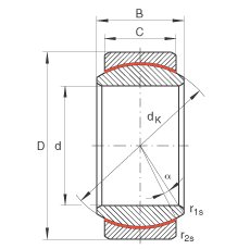 ؽ GE30-UK,  DIN ISO 12 240-1 ׼ά