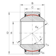 ؽ GE240-FW-2RS,  DIN ISO 12 240-1 ׼, άഽܷ