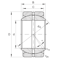 ؽ GE57-ZO,  DIN ISO 12 240-1 ׼ӢƳߴ磬ά