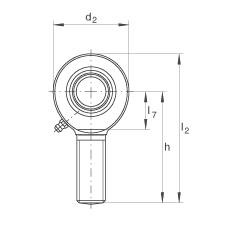 ˶ GAR45-DO-2RS,  DIN ISO 12 240-4 ׼ƣάഽܷ