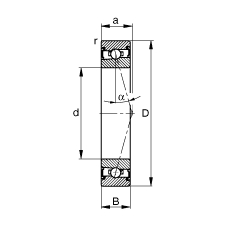  HSS71918-C-T-P4S, ڣɶ԰װӴ  = 15㣬ഽܷ⣬ǽӴϹ