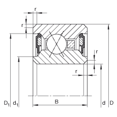  CSXU050-2RS, ĵӴУX˫ܷ⣬¶ -25C  +120C