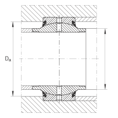 ؽ GE30-HO-2RS,  DIN ISO 12 240-1 ׼, άഽܷ