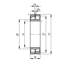 Ĺ 23230-E1A-M,  DIN 635-2 ׼Ҫߴ