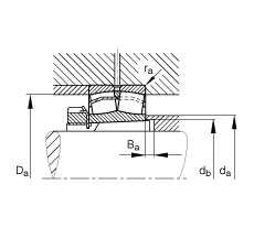 Ĺ 22322-E1-K + H2322,  DIN 635-2 ׼Ҫߴ, ׶׺ͽ