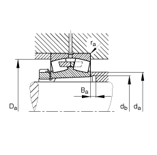 Ĺ 23240-B-K-MB + H2340,  DIN 635-2 ׼Ҫߴ, ׶׺ͽ